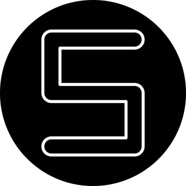 Çemberin modern bir simgesinin vektör çizimi.