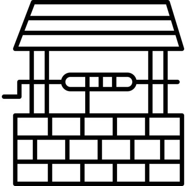 Mimari yapı şehir simgesi taslak biçiminde