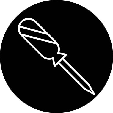 bıçak simgesi vektör illüstrasyonu