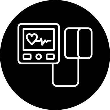 Kalp simgesinin vektör illüstrasyonu