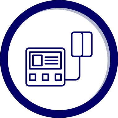 Bilgisayar. Web simgesi basit illüstrasyon