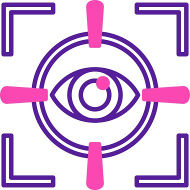 Modern bir simgenin vektör illüstrasyonu