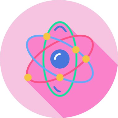 atom. Web simgesi basit tasarım