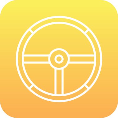 Eşsiz Güneş Vektör Çizgisi Simgesi