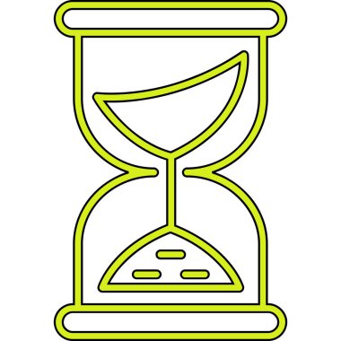 kum saati ikonu vektör illüstrasyonu