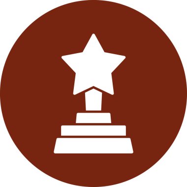 yıldız ödül ikonu vektör illüstrasyonu