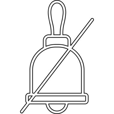 Mutfak gereçleri simgesi. Web için mutfak gereçleri vektör simgesinin taslağı