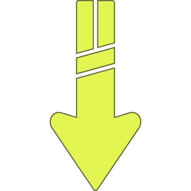 Ok. Web simgesi basit illüstrasyon