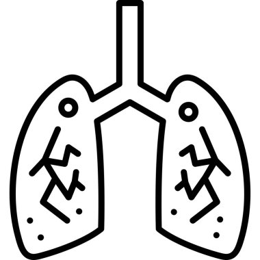 Akciğerler insan simgesi ana hatlarıyla
