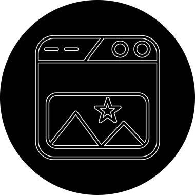 Eşsiz akıllı telefon ve pusula vektör çizgisi simgesi