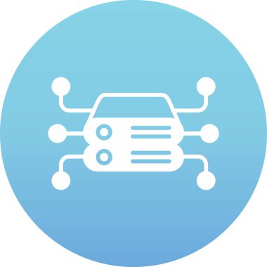 - Araba. Web simgesi basit illüstrasyon