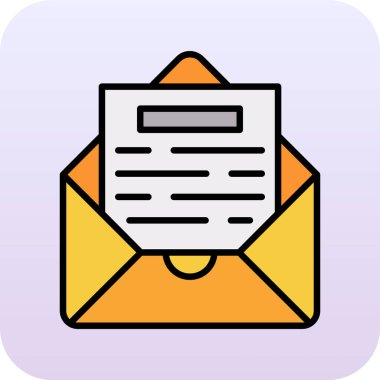 zarf ile e-posta simgesi