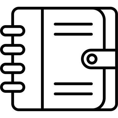 belge dosya simgesi vektör illüstrasyonu