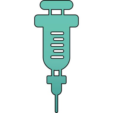 Tıbbi bir simgenin vektör illüstrasyonu