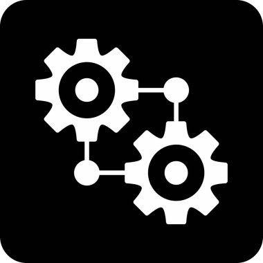 dişli ve dişli vektör simgesi, ayarlar, ayarlar