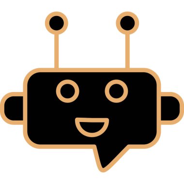 konuşma balonu simgesi, vektör illüstrasyonu