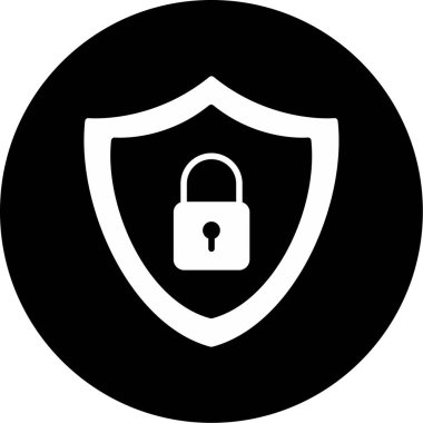 kilit simgesi, vektör illüstrasyonu