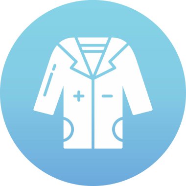 Doktor. Web simgesi basit illüstrasyon