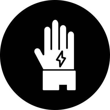 Siyah ve beyaz simgesinin vektör illüstrasyonu