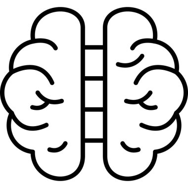 İnsan beyni simgesi, özet biçimi