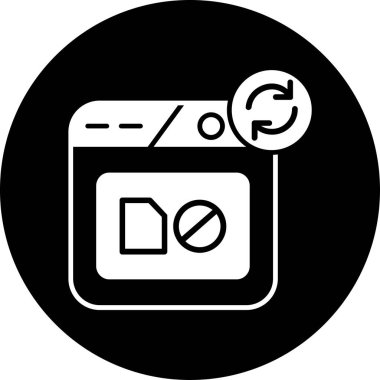 Modern b 'nin vektör illüstrasyonu eksik simgesi