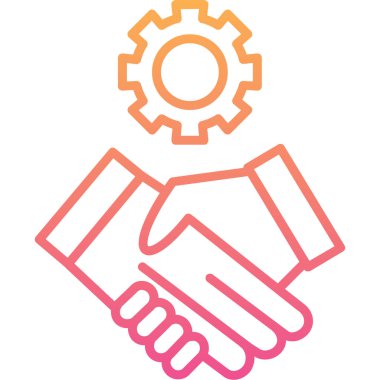 El sıkışma simgesi vektör illüstrasyonu