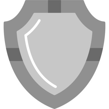 kalkan simgesi, vektör illüstrasyonu