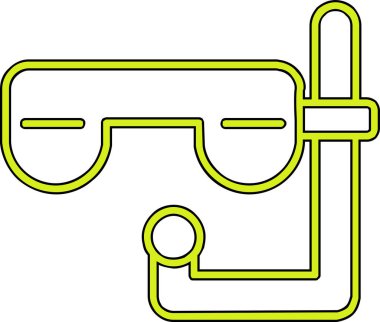 Boru simgesi, vektör illüstrasyonu beyaz arkaplanda izole edildi