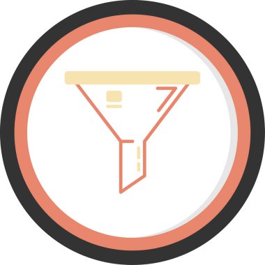 Modern bir simgenin vektör illüstrasyonu