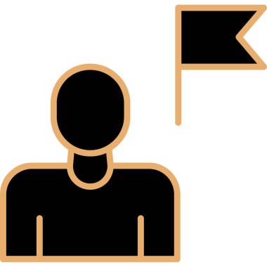 Erkek ve kadın ikonunun vektör illüstrasyonu