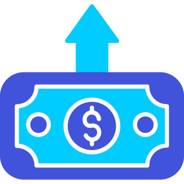 Para akıyor. Web simgesi