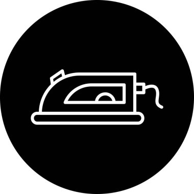 Gaz sobası simgesinin vektör illüstrasyonu