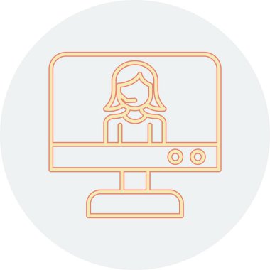 Kadın vektör illüstrasyonu