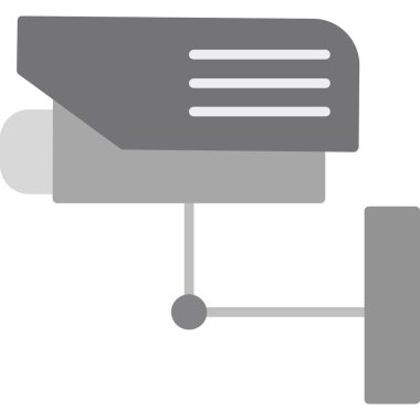 Bir kamera simgesinin vektör illüstrasyonu