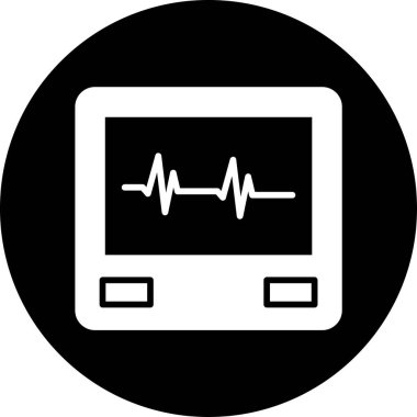 kardiyogram vektör sembol tasarımı