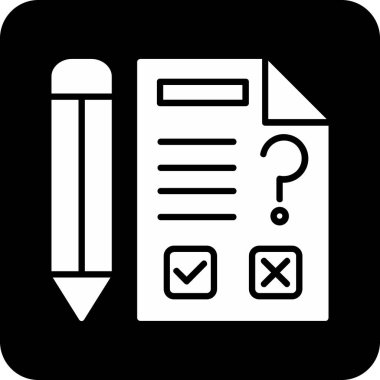 Kontrol listesi simgesi vektör illüstrasyonu