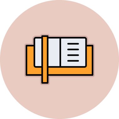 Modern eğitim ikonunun vektör illüstrasyonu