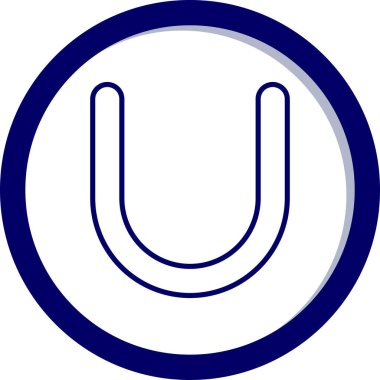 mıknatıs vektör simgesi modern basit illüstrasyon