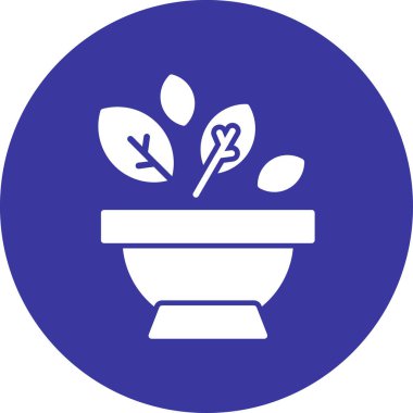 Bitki. Web simgesi basit illüstrasyon