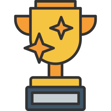 Ödül web simgesi. Basit tasarım. vektör illüstrasyonu