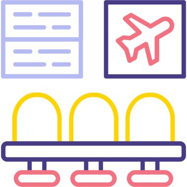 Havaalanı uçuş kontrol simgesi