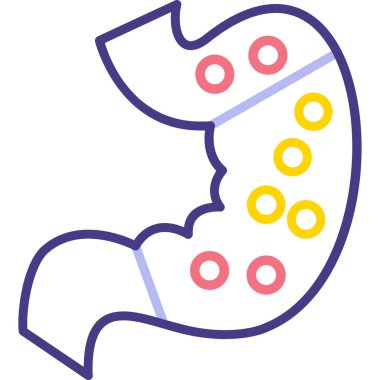 Midem. Web simgesi basit illüstrasyon