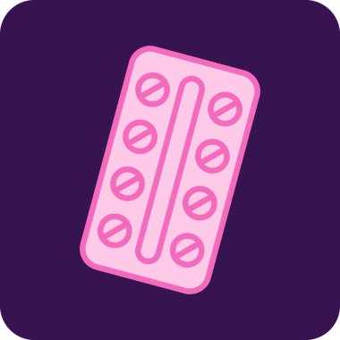 hap simgesi, vektör illüstrasyonu