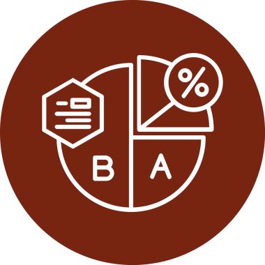 b b simgesinin vektör illüstrasyonu