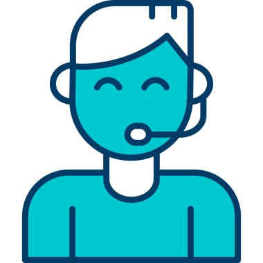 avatar. Web simgesi basit illüstrasyon