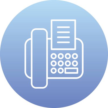 Telefon simgesi vektör illüstrasyonu