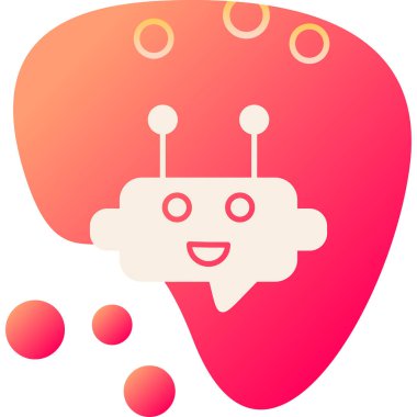 Konuş. Web simgesi basit illüstrasyon