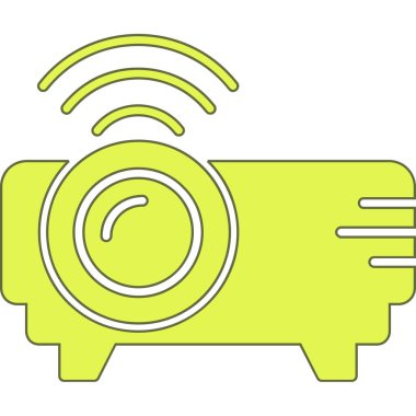 Kablosuz ağ simgesinin vektör çizimi