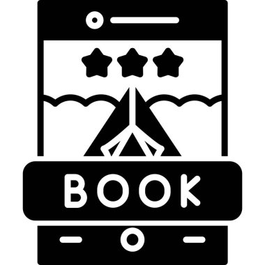 kitap simgesi, vektör illüstrasyonu