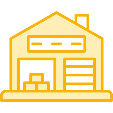 Ev. Web simgesi basit illüstrasyon